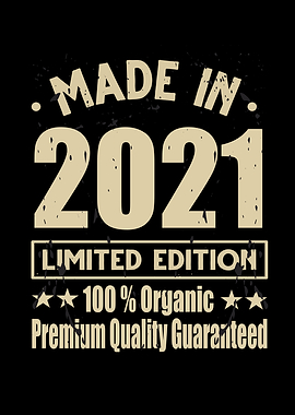 Made In 2021 Vintage Retro