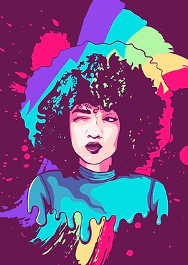 Afro Girl Gay Pride