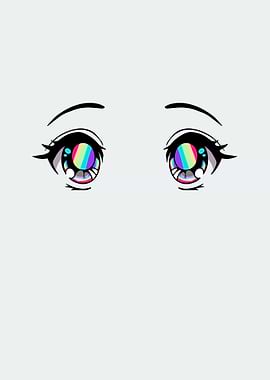 Gay Pride Anime Eyes