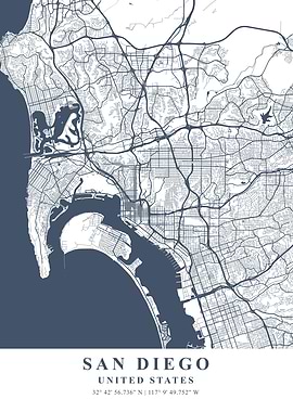 San Diego Ash Plane Map