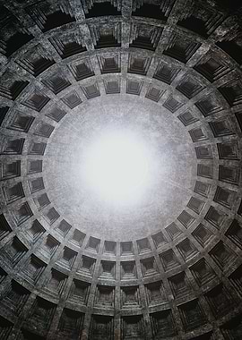 Pantheon Dome In Rome