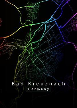 Bad Kreuznach City Map