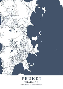 Phuket Ash Plane Map