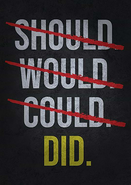 Should Would Could vs DID