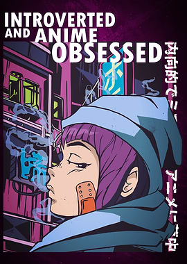 Tokyo Neon Anime Girl