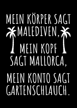 Malediven Mallorca Garten