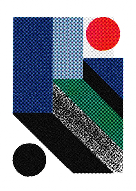 Minimal Green Sun Moon