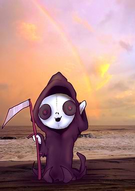 Grim Reaper at the Beach