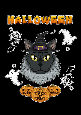 Maine Coon Cat Halloween