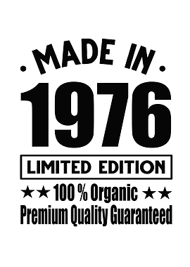 Made In 1976 Vintage Retro