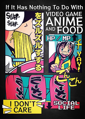 Anime Video Games Food