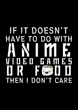 Anime Video Games Food