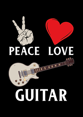 Peace Love Guitar Music