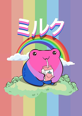 Kawaii Frog LGBTQ