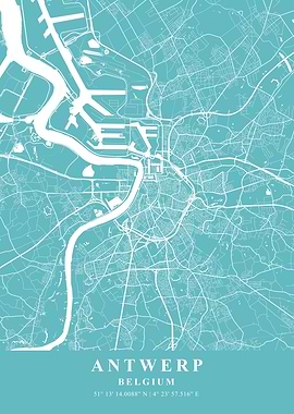 Antwerp Ash Plane Map