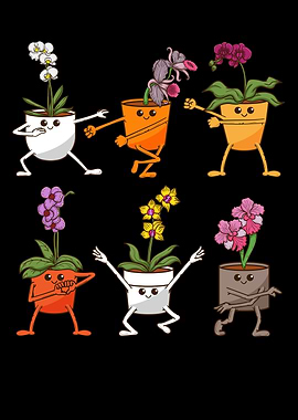 Orchid Plant Lover Women