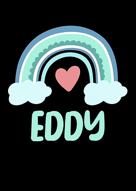 Eddy Name Rainbow Baby