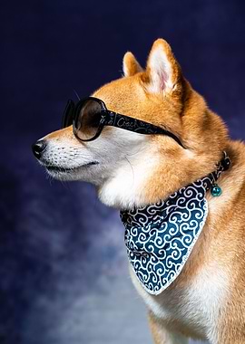 Fashion Shiba Inu Dog