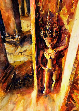 Apsara statue Cambodia