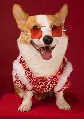 Fashion Corgi Dog