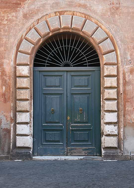 Blue Door Trastevere Rome