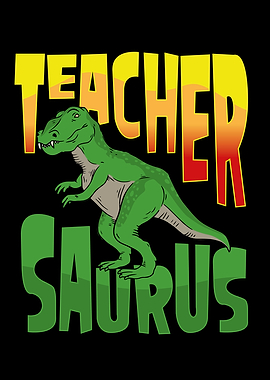 Teacher T rex dinosaur