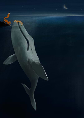 Whale save fox