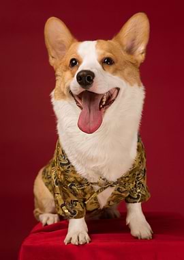 Fashion Corgi Dog Animal