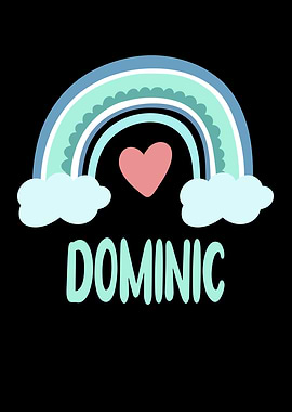 Dominic Name Rainbow Baby