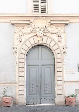 Soft Blue Door Trastevere