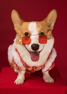 Funny Fashion Dog
