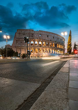 Colosseum at night Rome