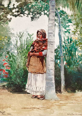 Under a Palm Tree 1886