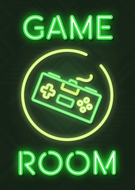 Video Game Room Neon Sign