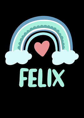 Felix Name Rainbow Baby