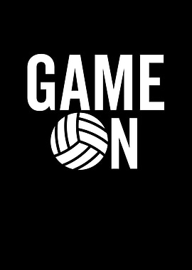 Volleyball Game On