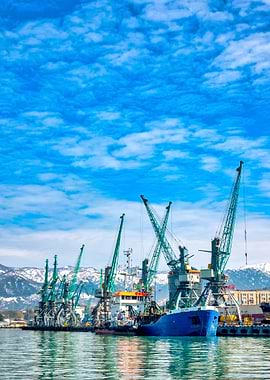 Batumi sea port