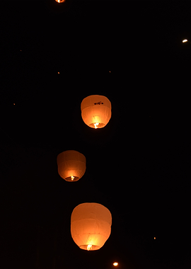 lanterns night