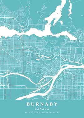 Burnaby Beach Plane Map