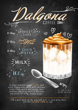 Dalgona coffee