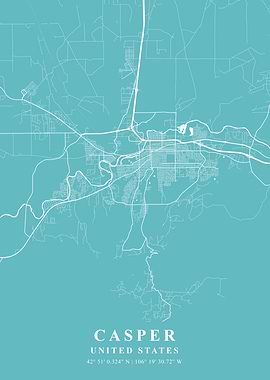 Casper Beach Plane Map
