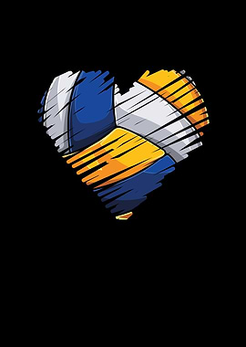 Volleyball heart