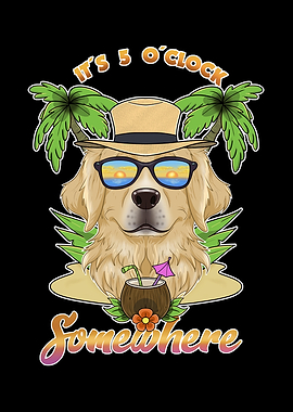 Golden Retriever Beach