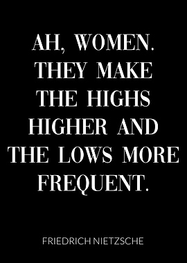 Nietzsche Women Quote