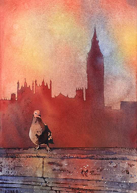 Big Ben London artwork