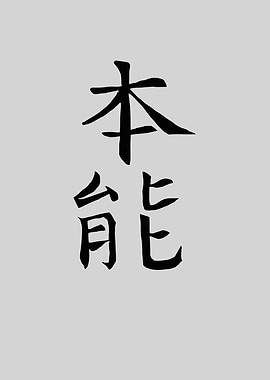 Japan KANJI Instinct