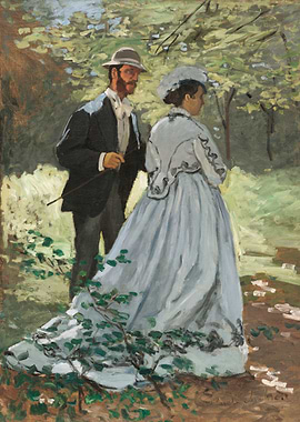 Bazille and Camille 1865
