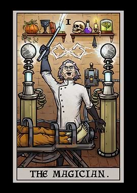 The Magician Terror Tarot