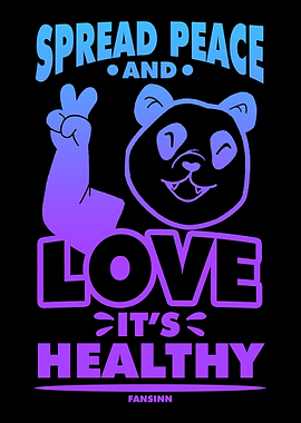 spreads love and peace pan