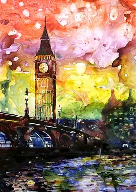Big Ben Artwork London